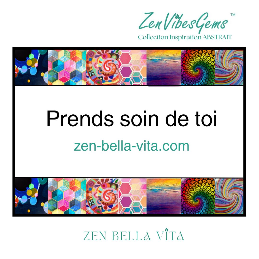 ZenVibesGems™ | Boucles d'oreilles | Collection Inspiration ART ABSTRAIT™