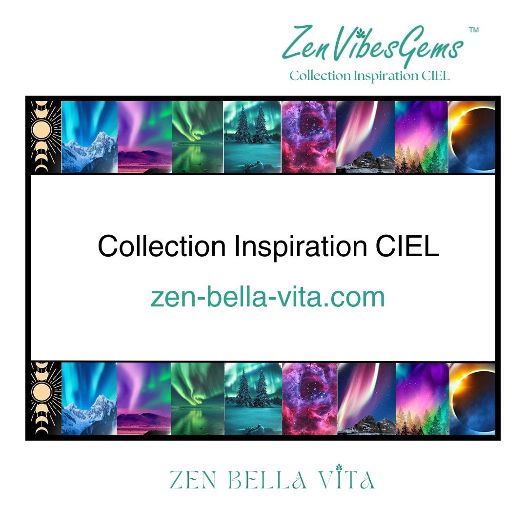 ZenVibesGems™ | Boucles d'oreilles | Collection Inspiration CIEL™ | AURORES BORÉALES
