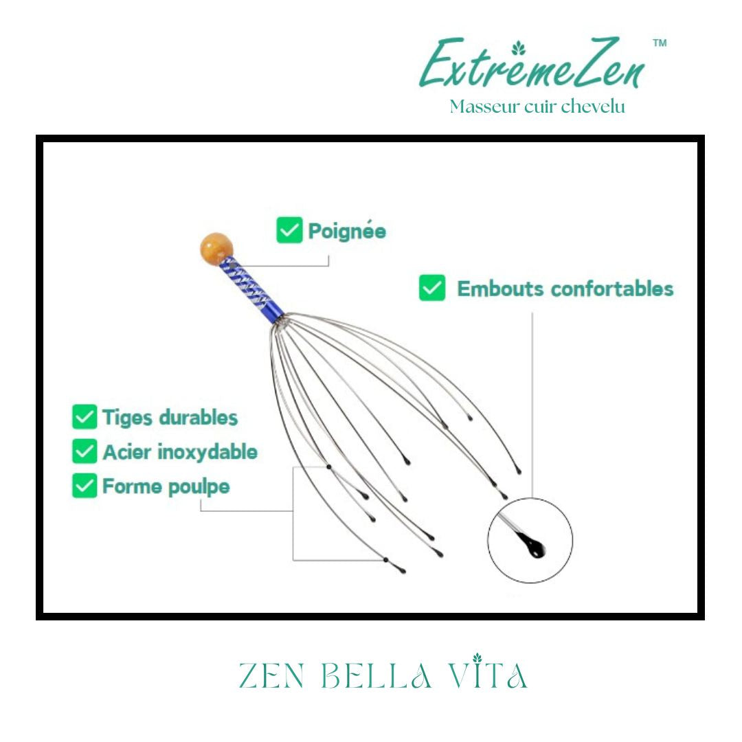 ExtremeZen™ | Soins Quotidiens | Masseur cuir chevelu