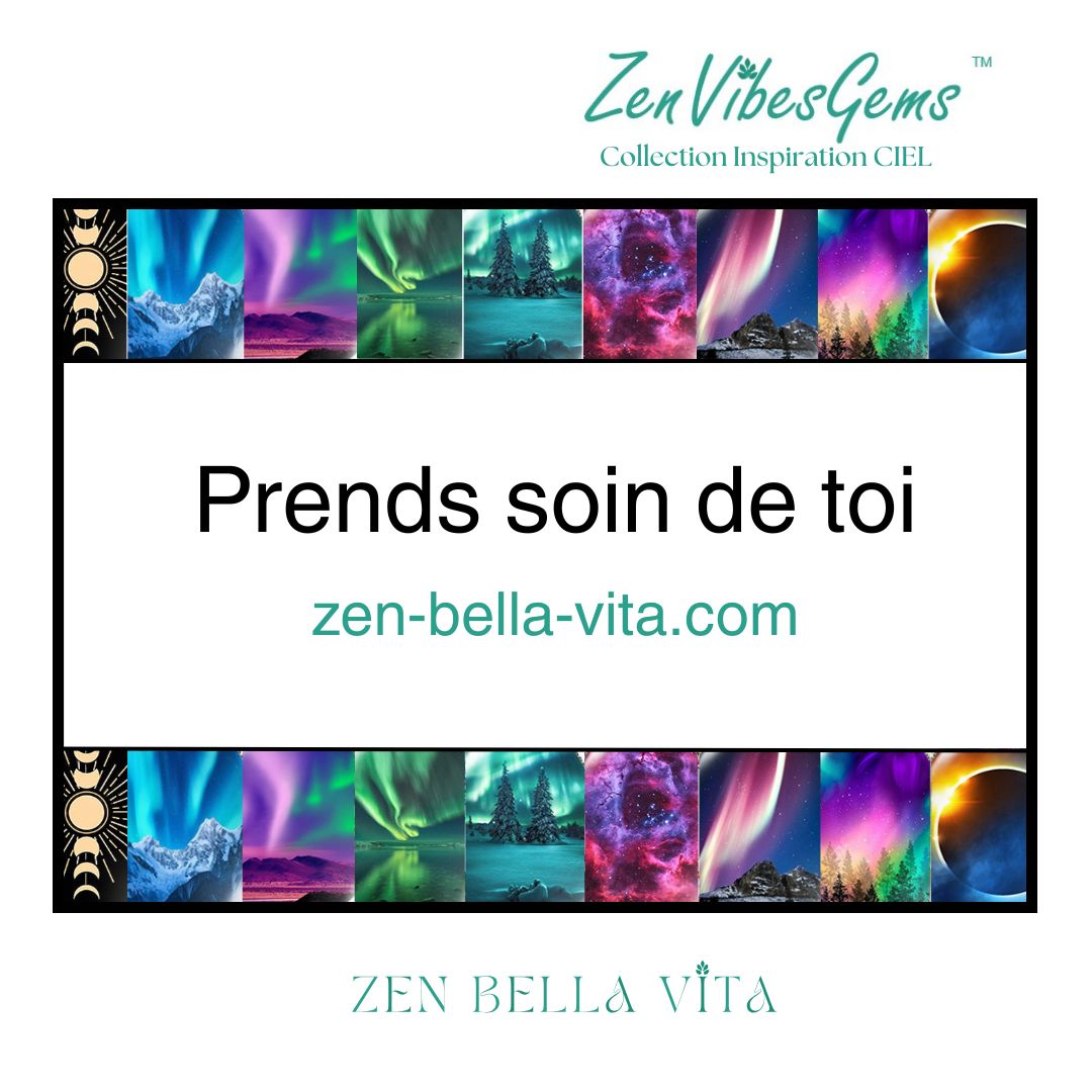 ZenVibesGems™ |  Boucles d'oreilles | Collection Inspiration CIEL™ | AURORES BORÉALES