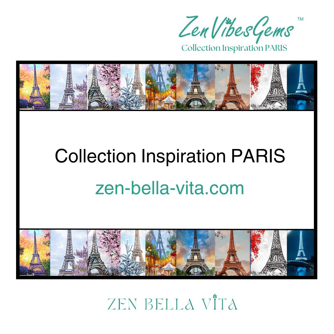 ZenVibesGems™ |  Boucles d'oreilles | Collection Inspiration PARIS™ | TOUR EIFFEL