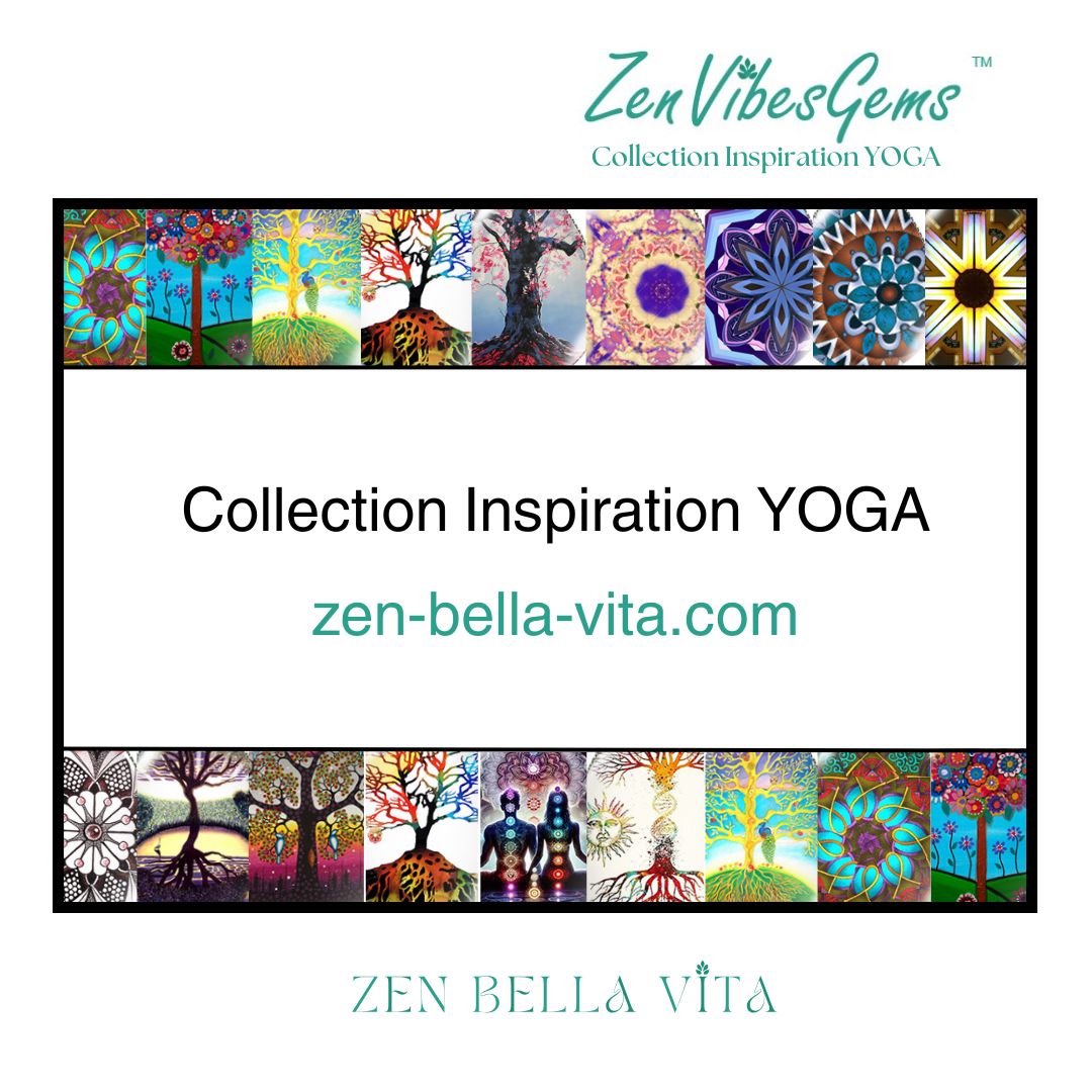 ZenVibesGems™ |  Boucles d'oreilles | Collection Inspiration YOGA™ | ARBRES DE VIE et MANDALAS