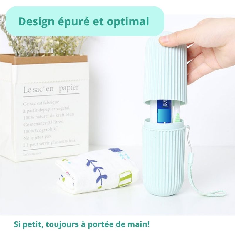 BrightSmile™ | Boite de rangement pour brosse à dents (Promo: lot de 3) | Multifonction (Voyage, Camping, Scolaire, Affaires, Maison) - Zen Bella Vita