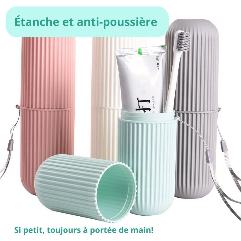 BrightSmile™ | Boite de rangement pour brosse à dents (Promo: lot de 3) | Multifonction (Voyage, Camping, Scolaire, Affaires, Maison) - Zen Bella Vita