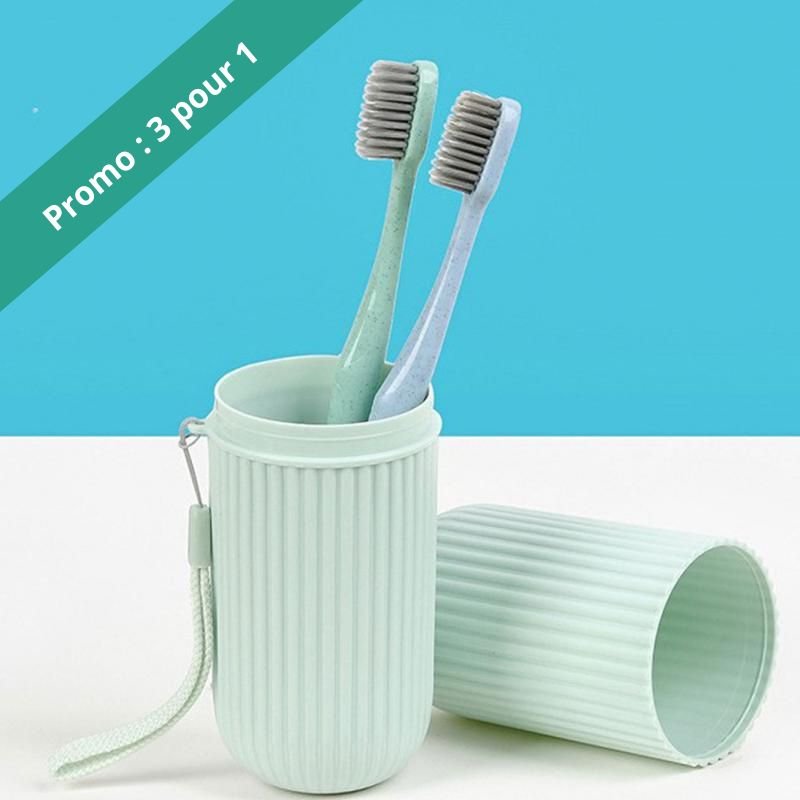 BrightSmile™ | Promo: 3 pour 1 | Boite de rangement pour brosse à dents | Multifonction (Voyage, Camping, Scolaire, Affaires, Maison) - Zen Bella Vita