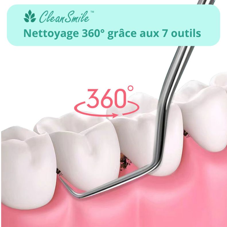 CleanSmile™ | Kit de Cure-dents et Soie Dentaire Réutilisables (Acier inoxydable) (Porte-clefs) - Zen Bella Vita