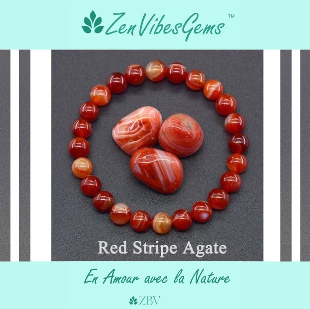 ZenVibesGems™ | Bracelet Pierres Naturelles Reiki (6mm) - Zen Bella Vita