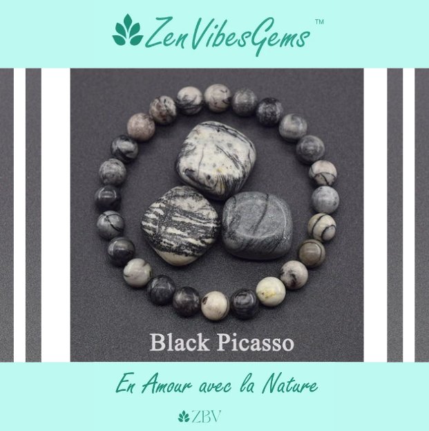 ZenVibesGems™ | Duo Bracelets Pierres Naturelles Reiki (6mm+8mm) - Zen Bella Vita