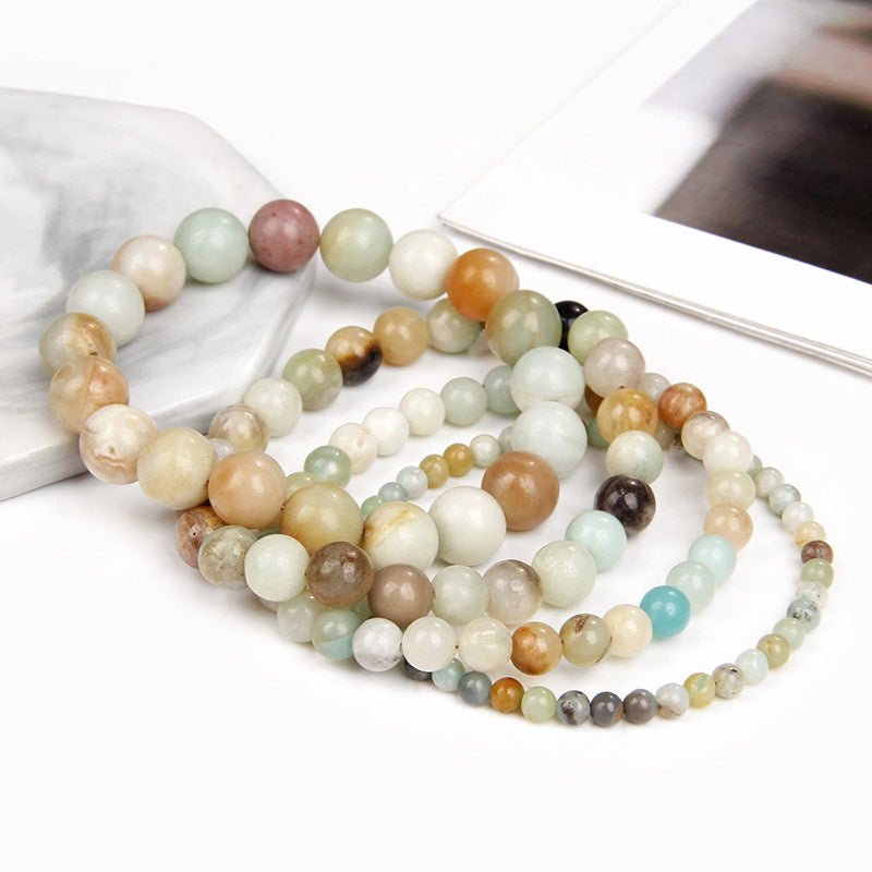 ZenVibesGems™ | Kit4 Bracelets Pierres Naturelles Reiki (4+6+8+10mm) - Zen Bella Vita